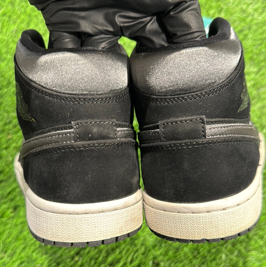 Air Jordan 1 Mid SE Nylon 'Black Grey'