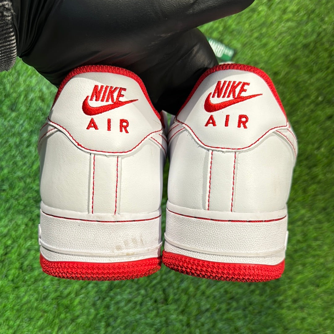 Air Force 1 '07 'Contrast Stitch - White University Red' 10.5M/12W