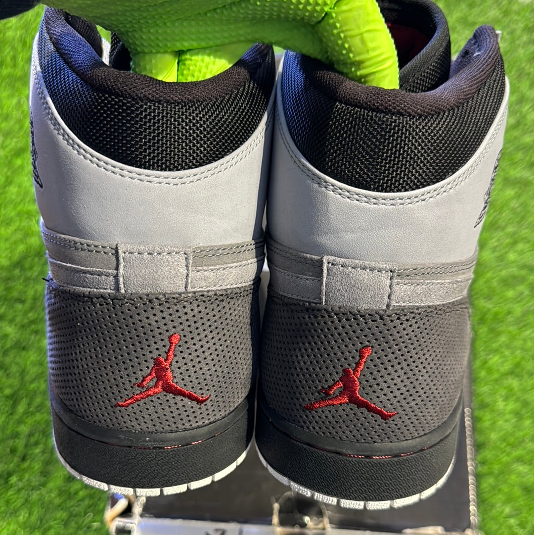 Jordan 1 Retro High Stealth Team Red Light Graphite 13M/14.5W