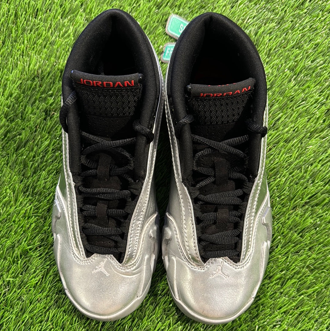 Wmns Air Jordan 14 Retro Low 'Metallic Silver'