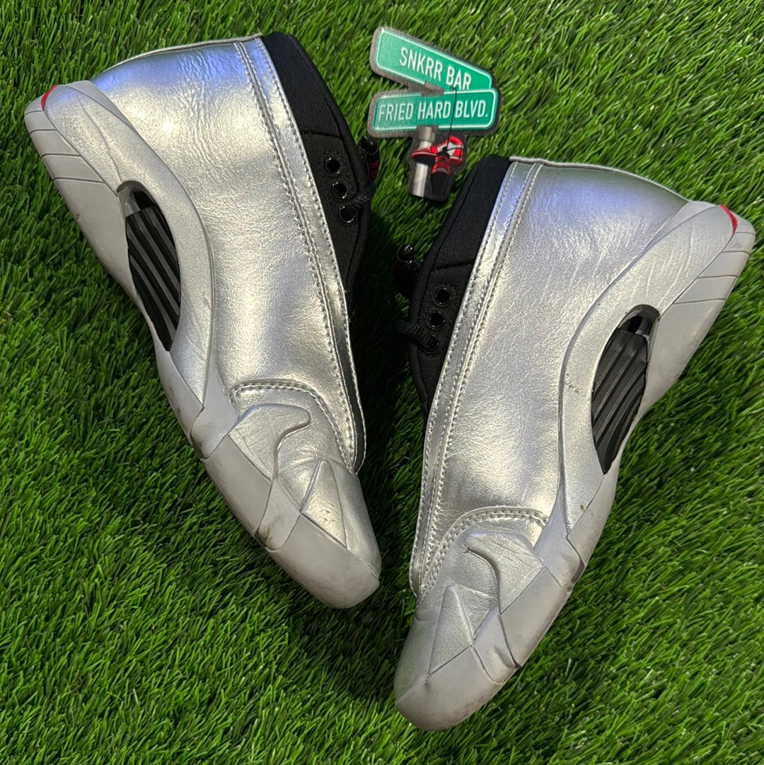 Wmns Air Jordan 14 Retro Low 'Metallic Silver'