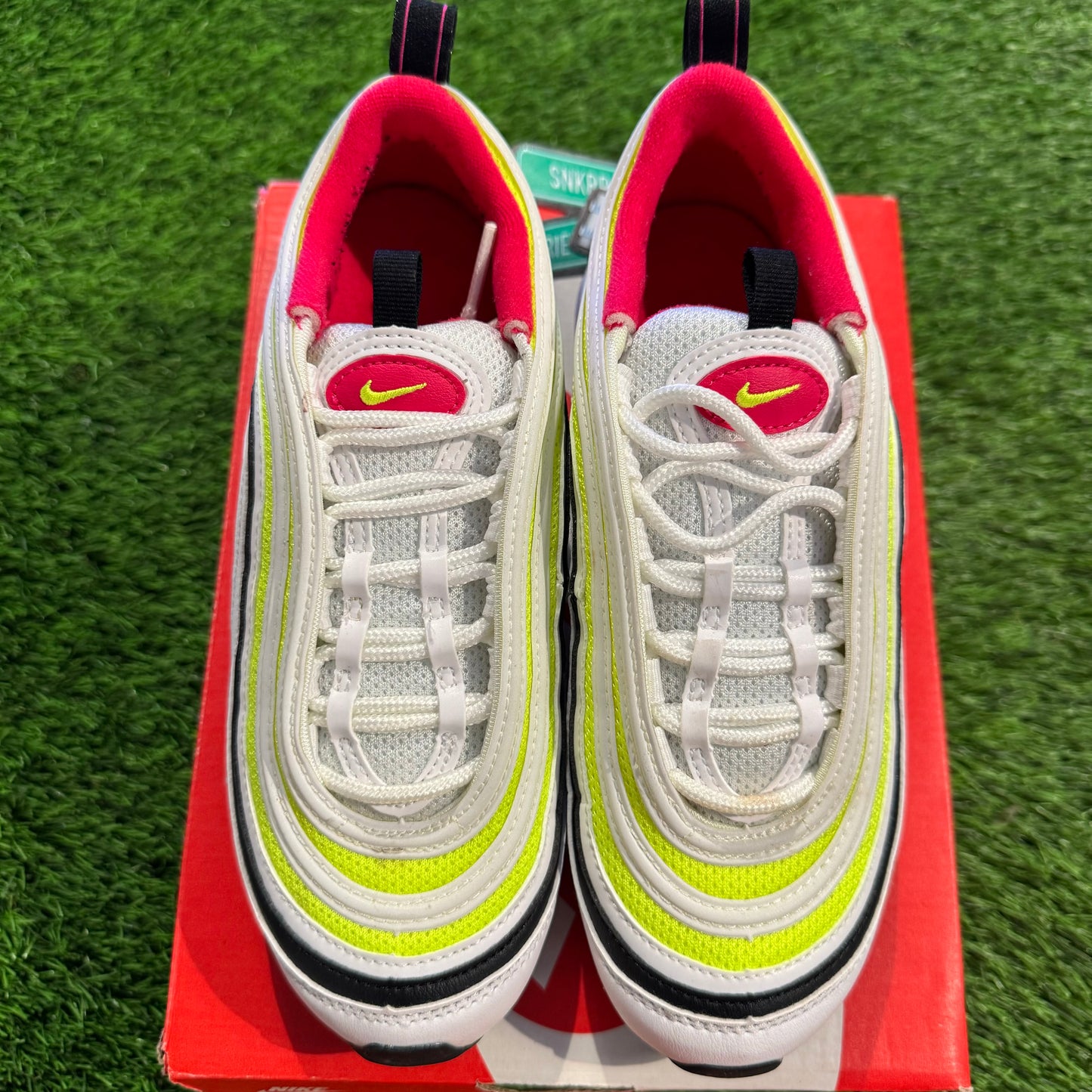 Air Max 97 GS 'White Rush Pink Volt'