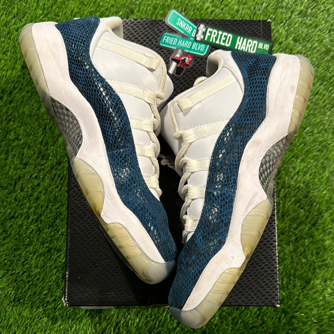 Air Jordan 11 Retro Low 'Navy Snakeskin' 2019