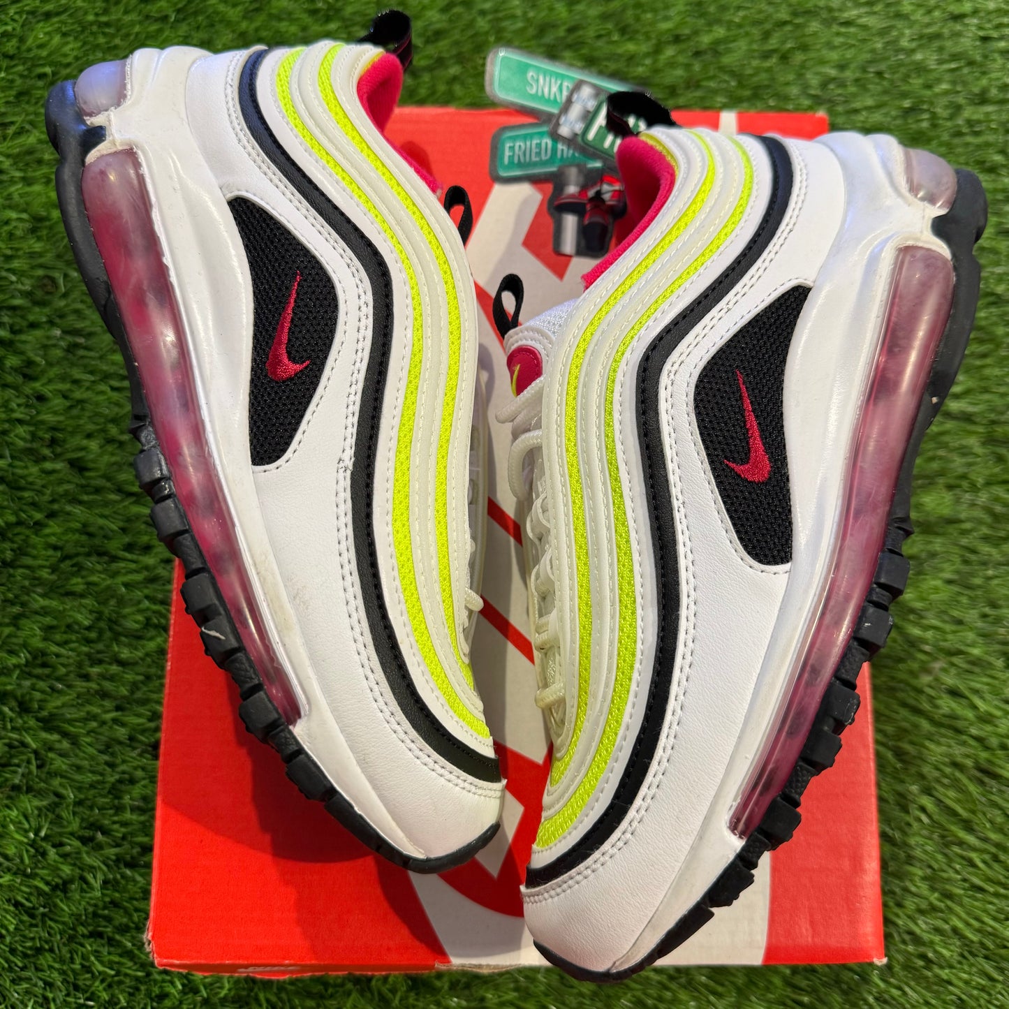 Air Max 97 GS 'White Rush Pink Volt'