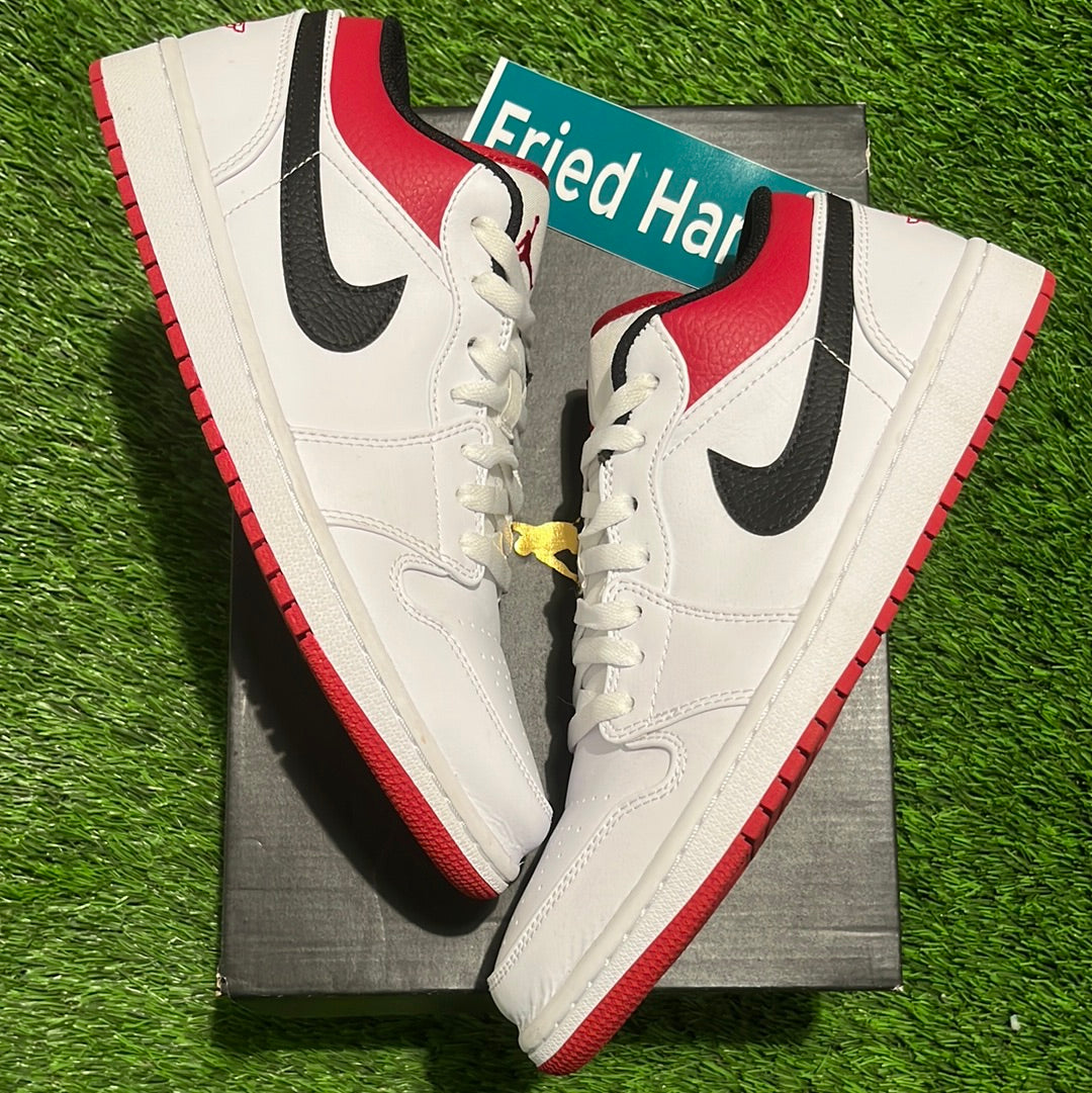 Air Jordan 1 Low 'White University Red'