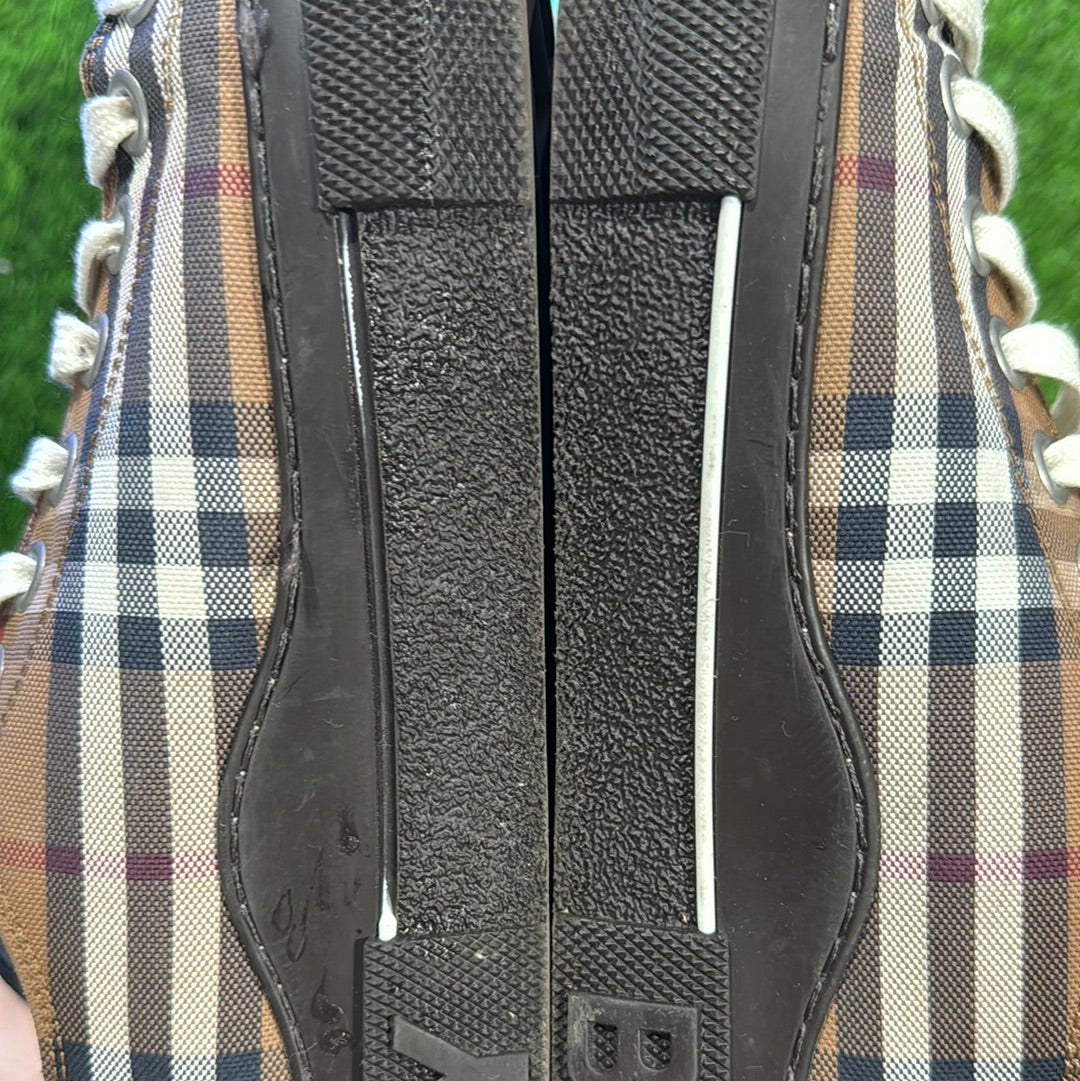 Burberry Vintage Check Lace-Up Sneakers