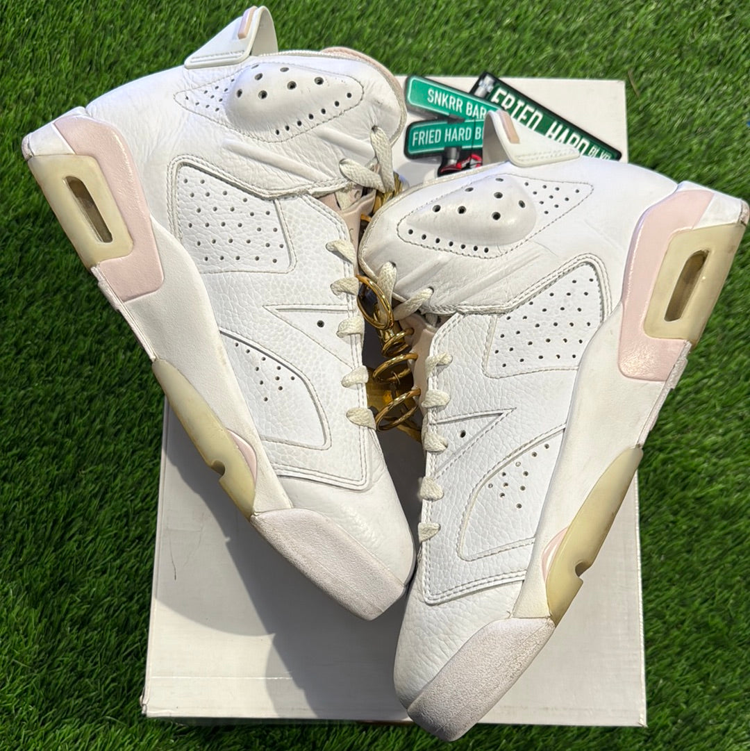 Wmns Air Jordan 6 Retro 'Gold Hoops'