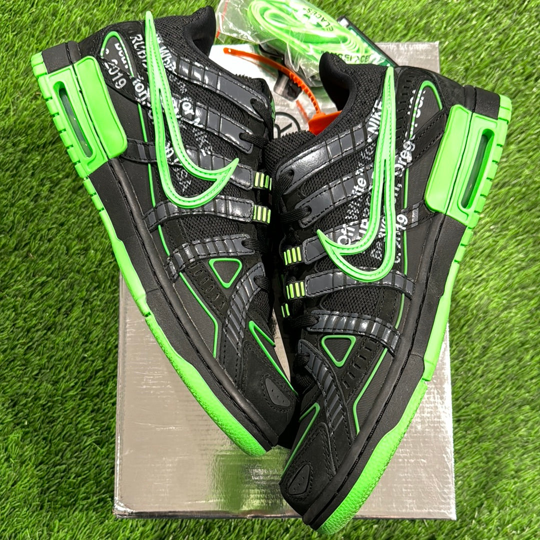 Off-White x Air Rubber Dunk 'Green Strike'