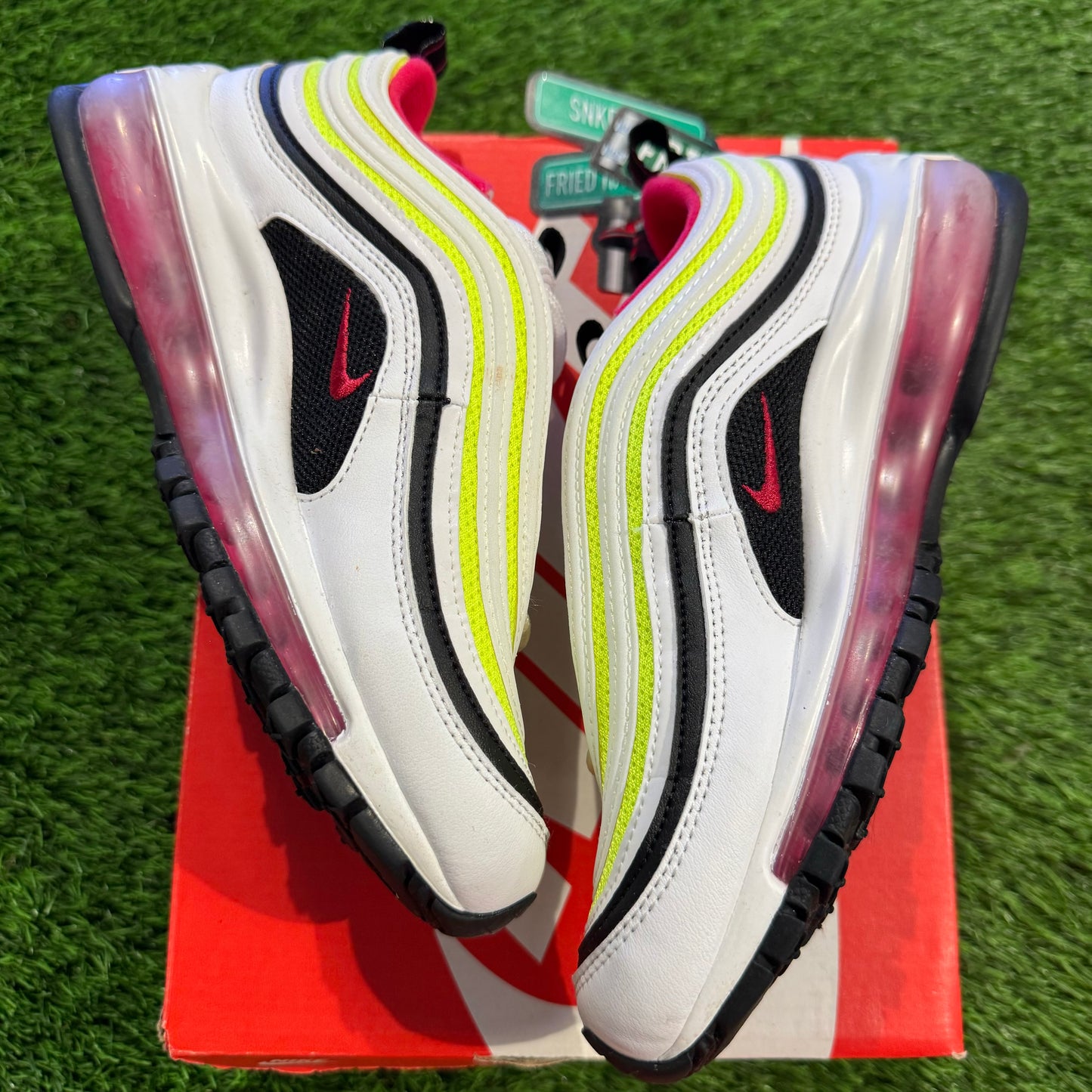 Air Max 97 GS 'White Rush Pink Volt'