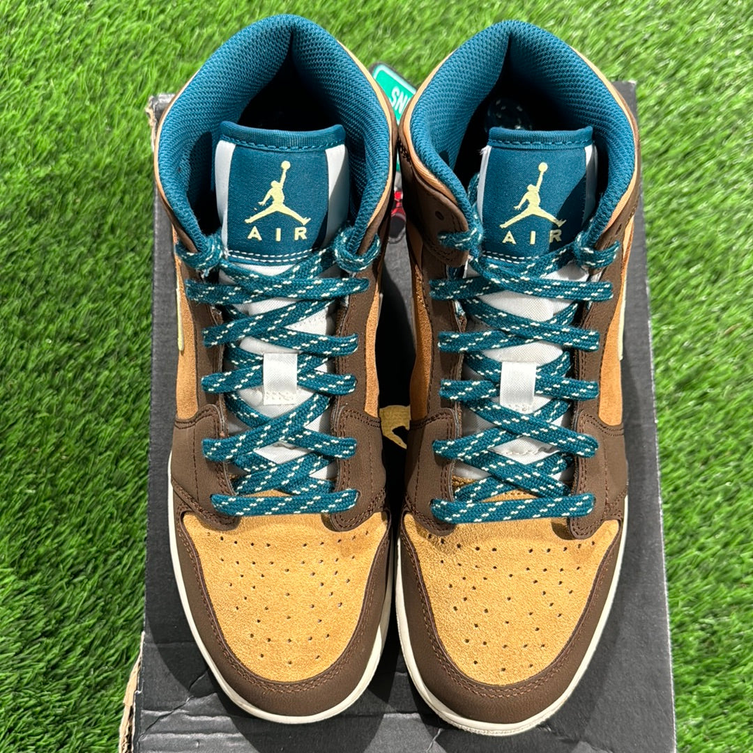 Air Jordan 1 Mid SE GS 'Cacao Wow'