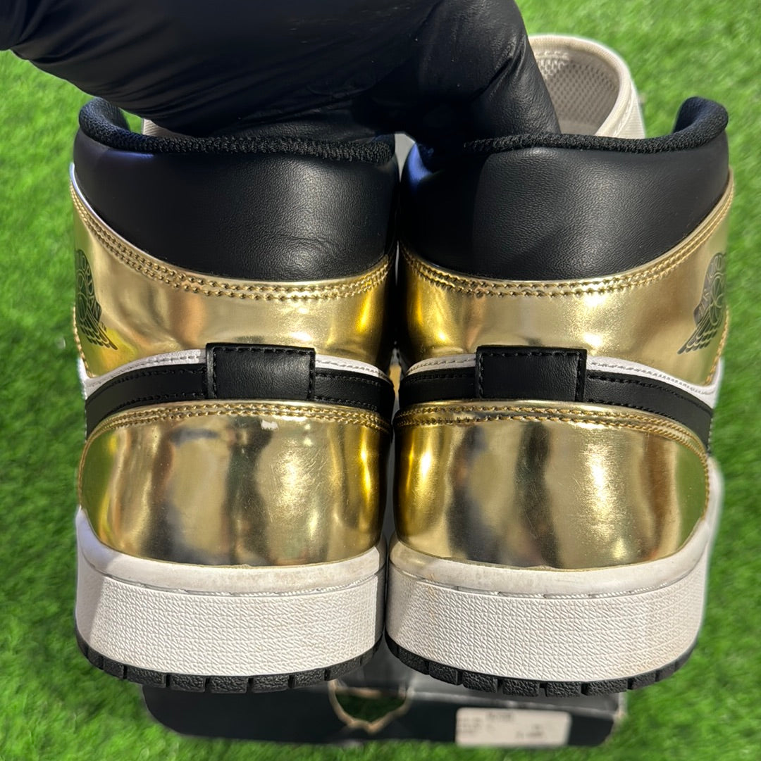 Air Jordan 1 Mid SE 'Metallic Gold' 13M/14.5W