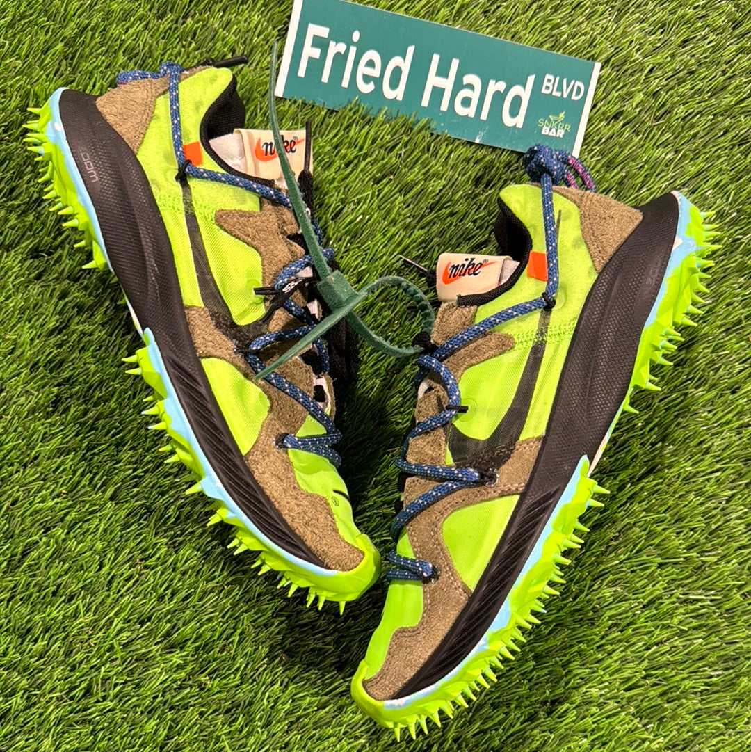 Off-White x Wmns Air Zoom Terra Kiger 5 'Athlete in Progress - Electric Green'