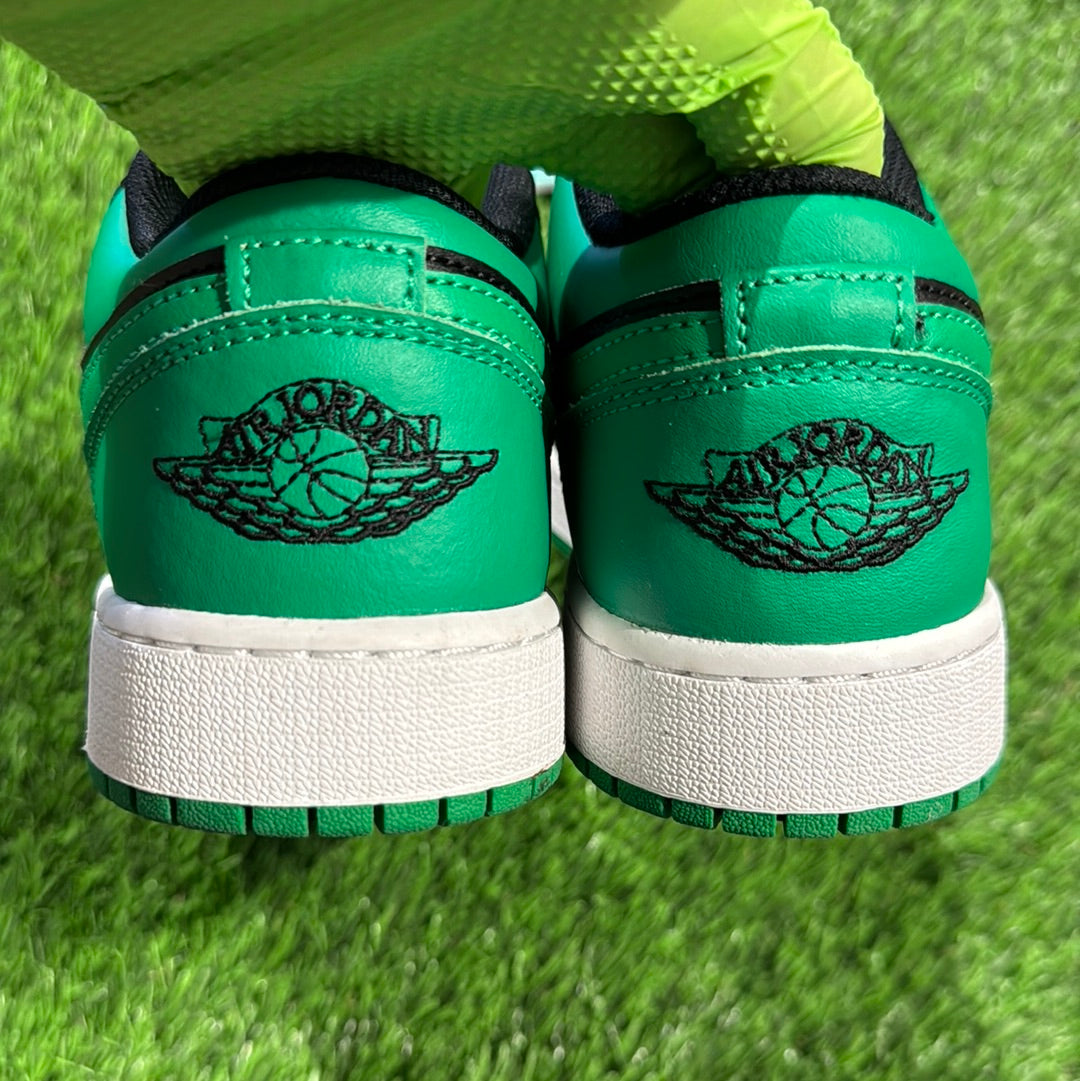 Air Jordan 1 Low GS 'Black Lucky Green'