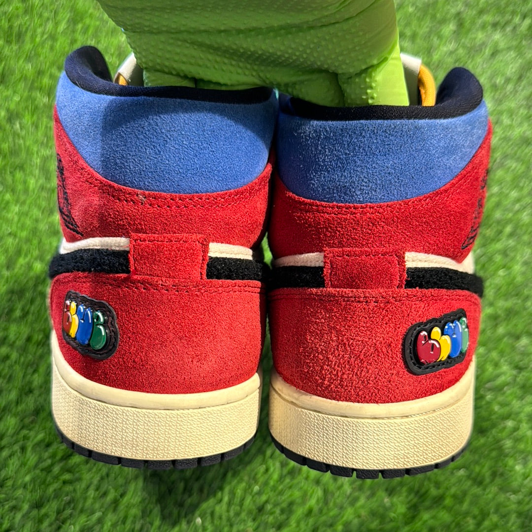 Blue The Great x Air Jordan 1 Mid 'Fearless'