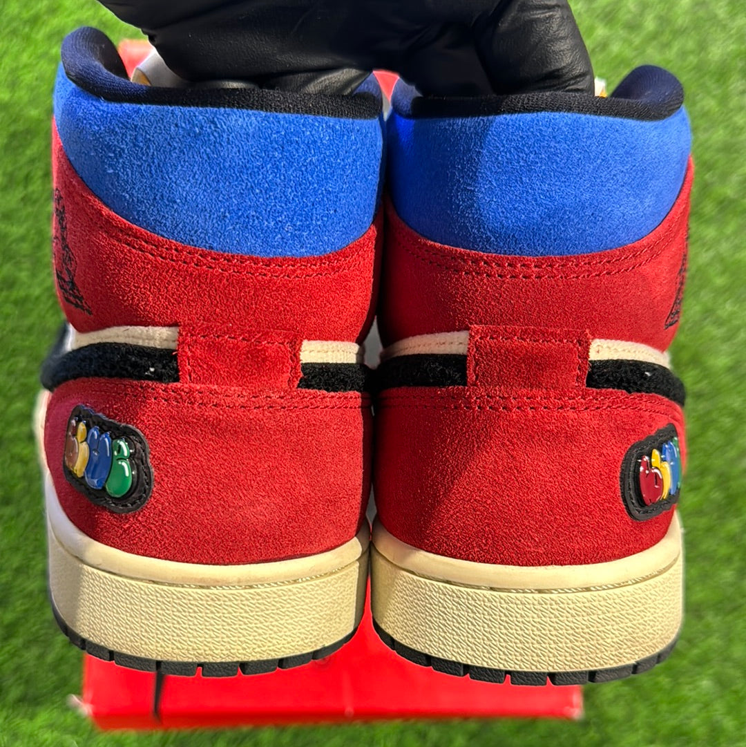 Blue The Great x Air Jordan 1 Mid 'Fearless'