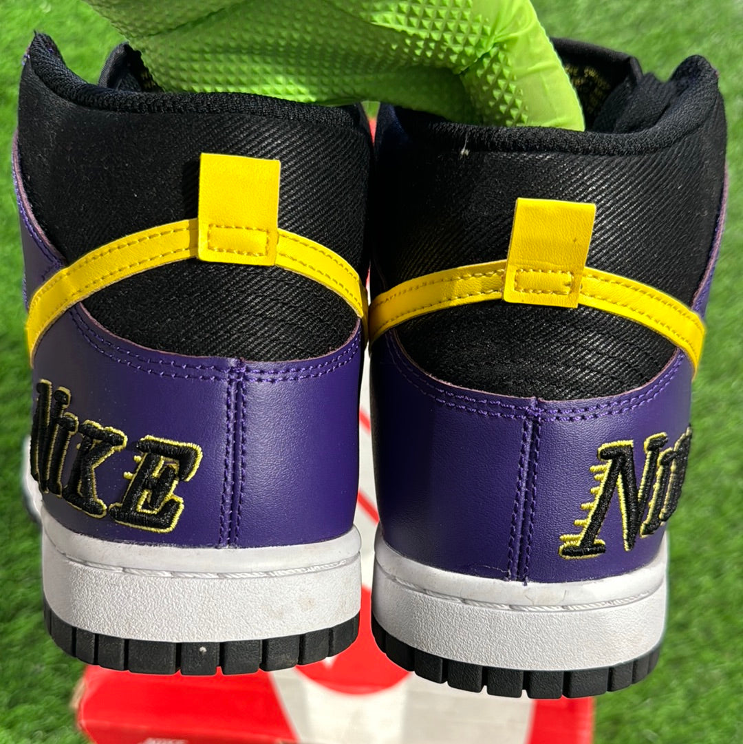 Dunk High Premium EMB 'Lakers'