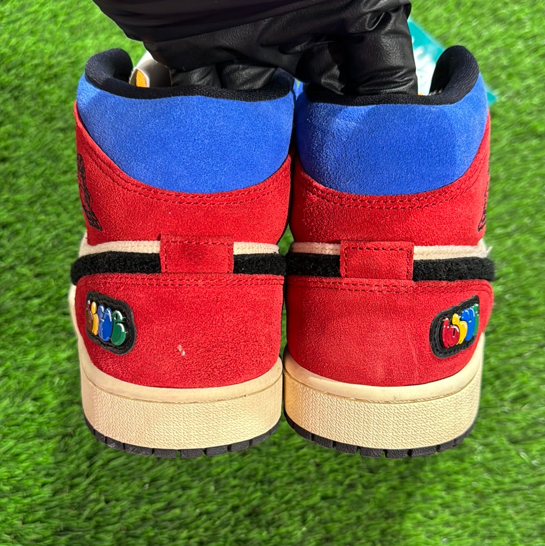 Blue The Great x Air Jordan 1 Mid 'Fearless'