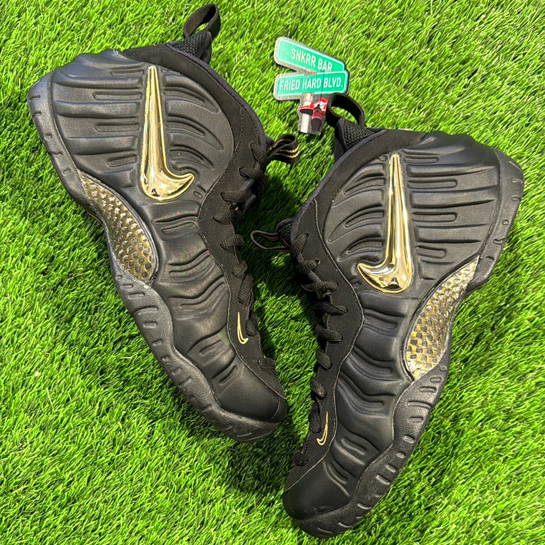 Air Foamposite Pro 'Black Metallic Gold'