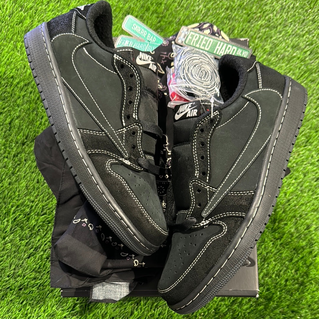 Travis Scott x Air Jordan 1 Retro Low OG SP 'Black Phantom'