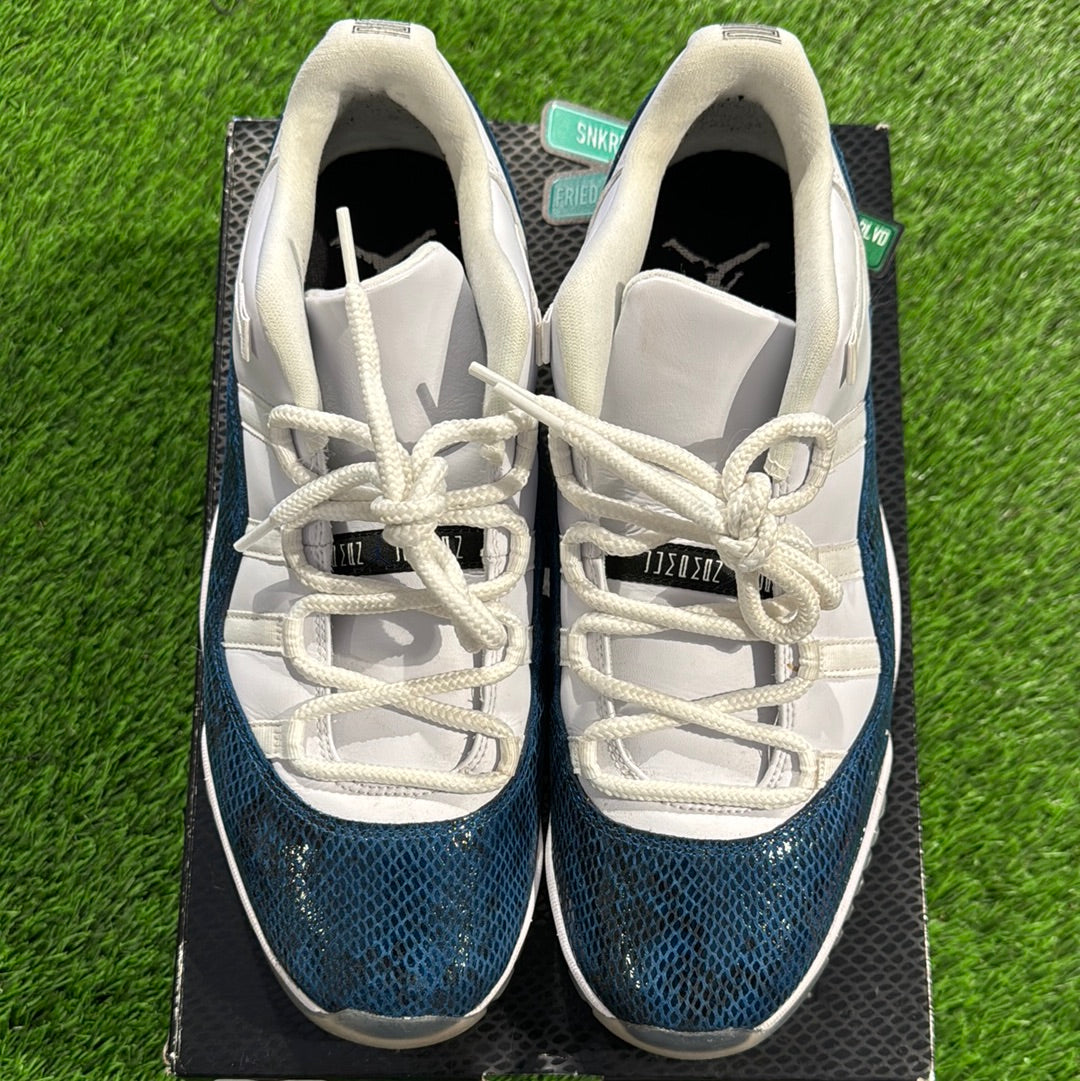 Air Jordan 11 Retro Low 'Navy Snakeskin' 2019