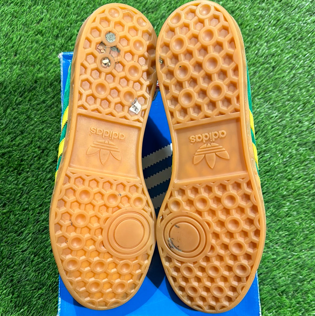 Adidas Hamburg Trainers Green Yellow