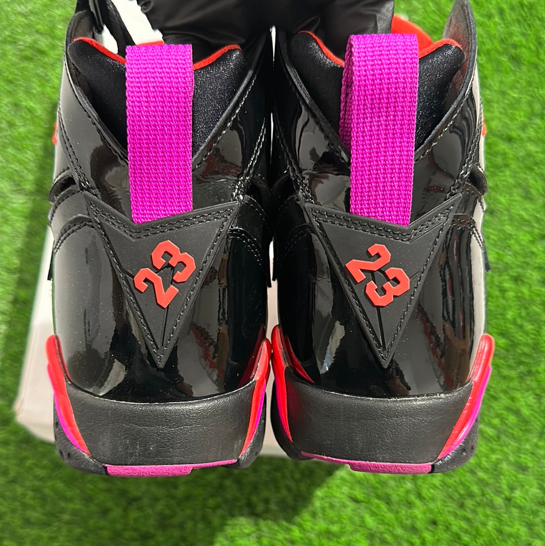 Wmns Air Jordan 7 Retro 'Black Gloss'