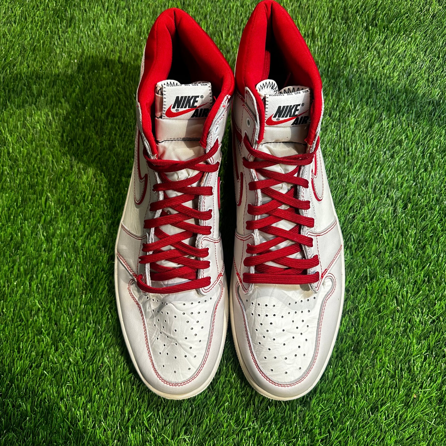 Jordan 1 Retro High Phantom Gym Red 15M/16.5W