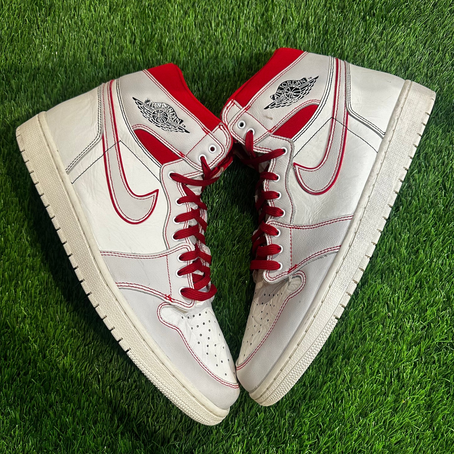 Jordan 1 Retro High Phantom Gym Red 15M/16.5W