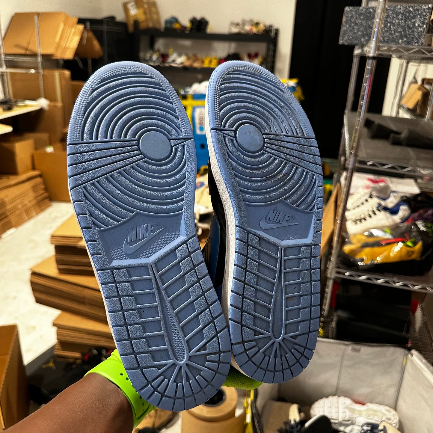 Jordan 1 Low Black University Blue