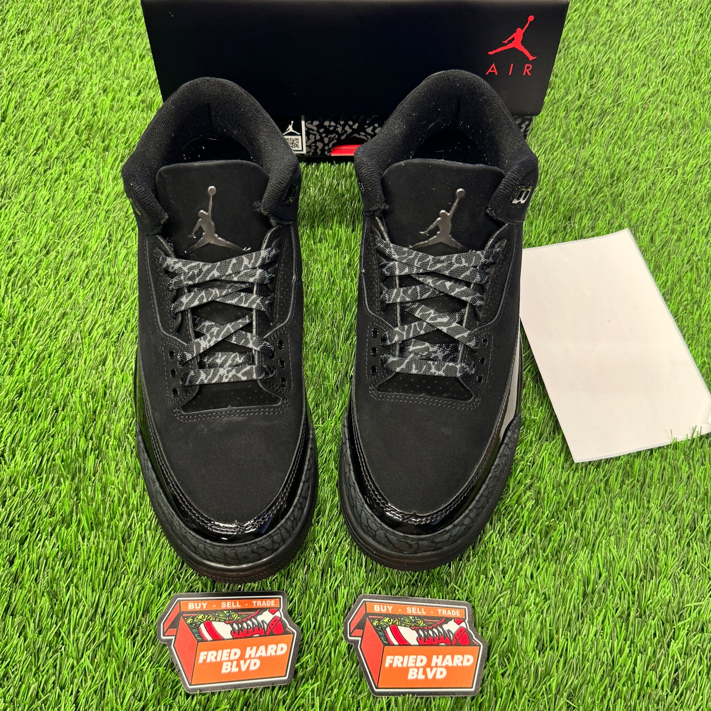 Jordan 3 Retro Black Cat (2025) SIZE 8M/9.5W