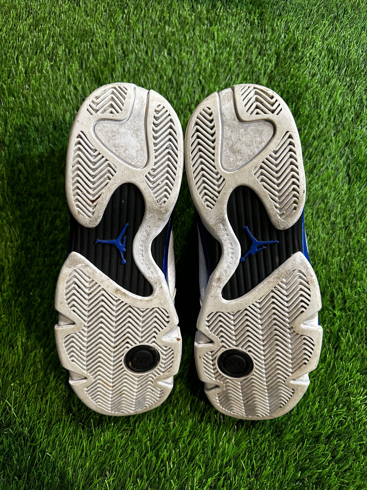 Jordan 14 Retro White Hyper Royal (GS) 6.5Y/8W