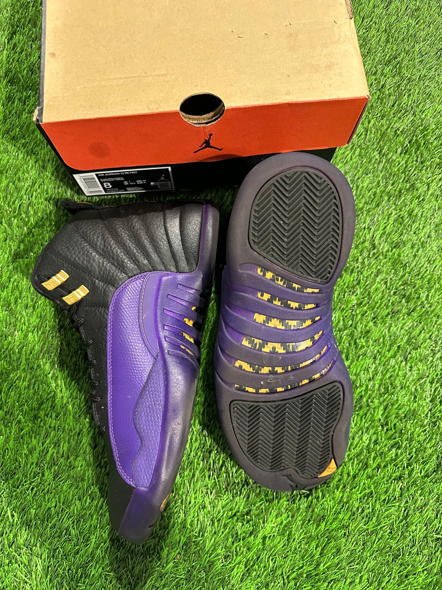 Jordan 12 Retro Field Purple SIZE 8M/9.5W
