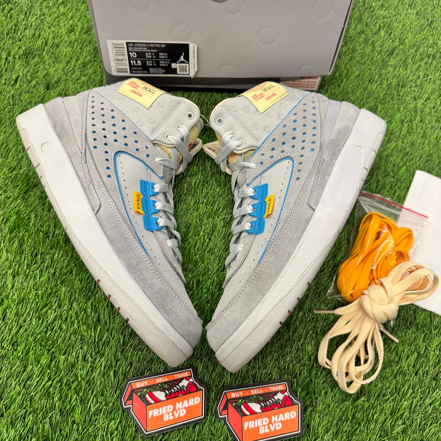 Jordan 2 Retro SP Union Grey Fog SIZE 10M/11.5W