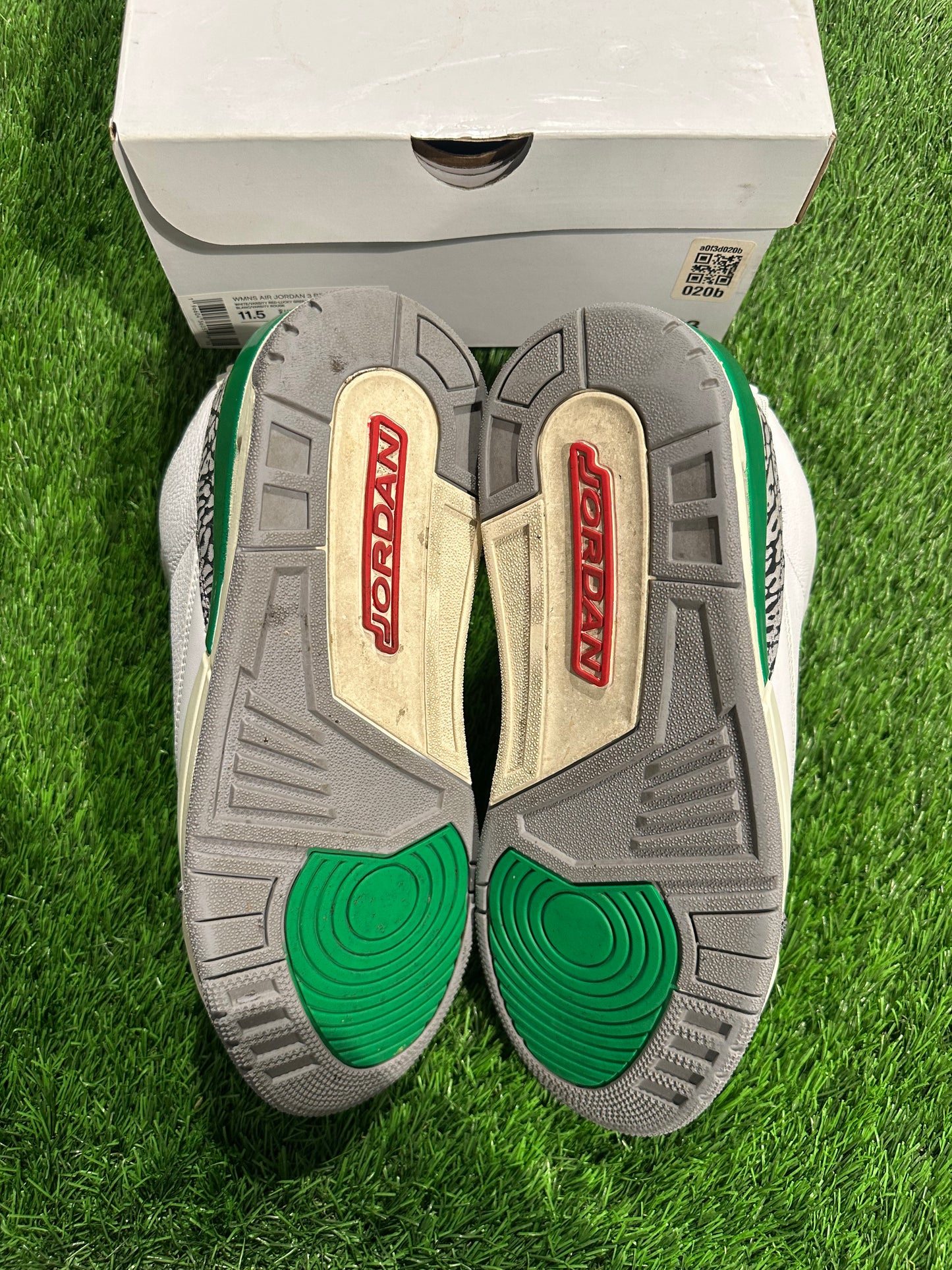 Jordan 3 Retro Lucky Green (Women's)