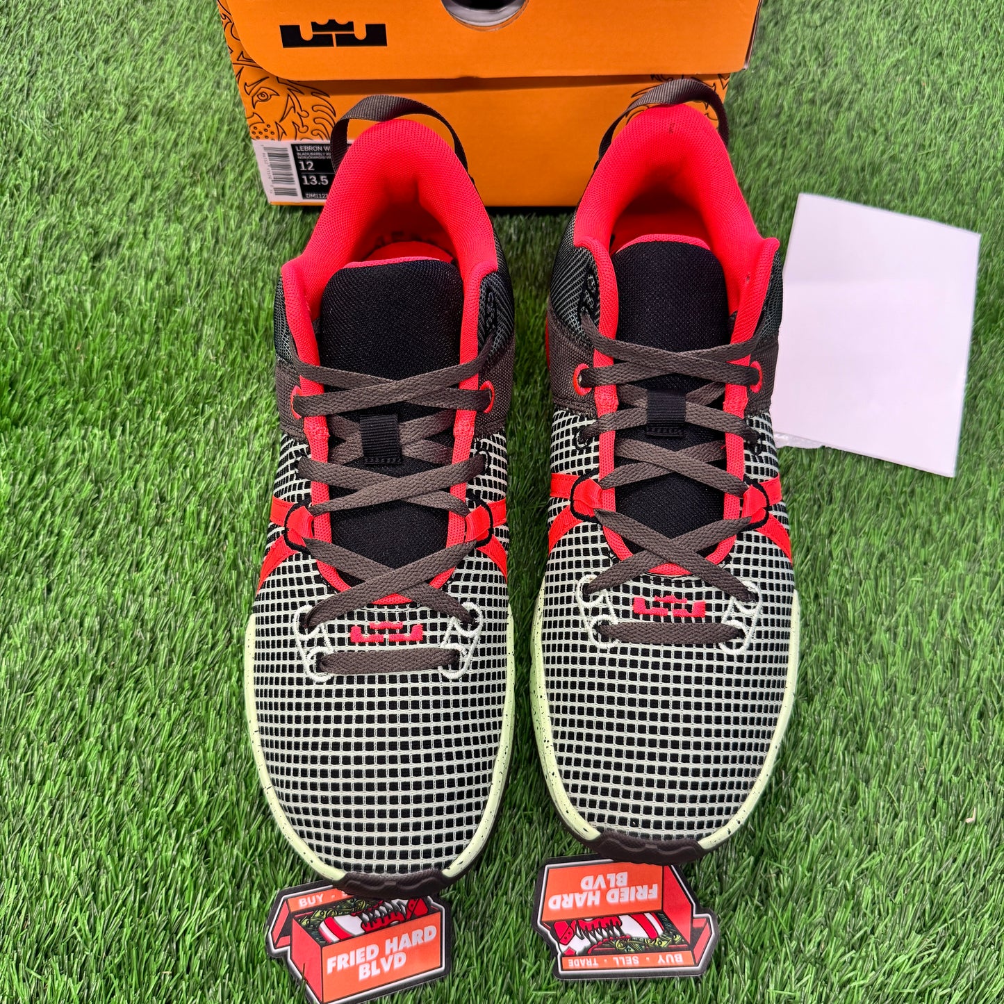 LeBron Witness 8 Bright Crimson Alligator SIZE 12M/13.5W