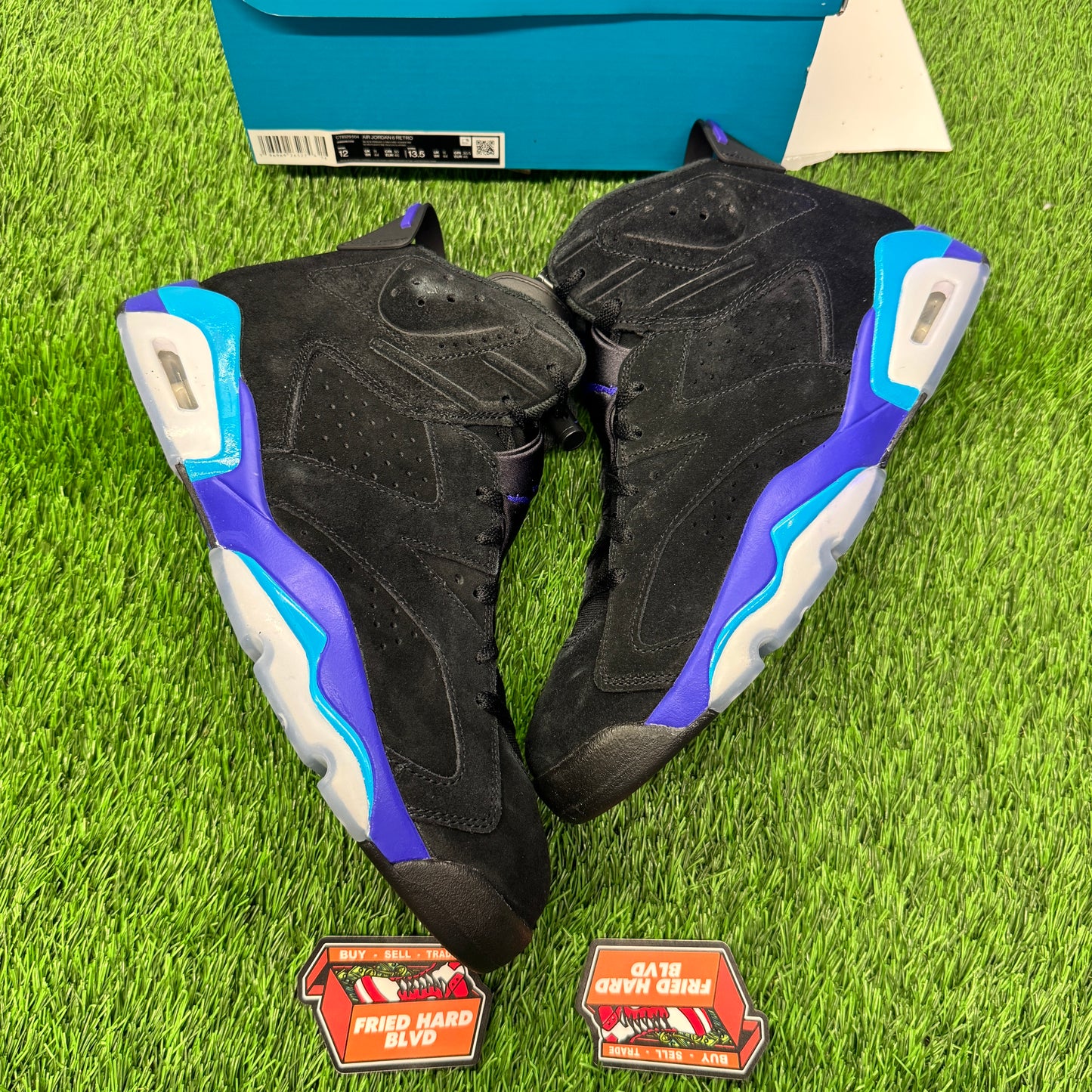Jordan 6 Retro Aqua SIZE 12M/13.5W