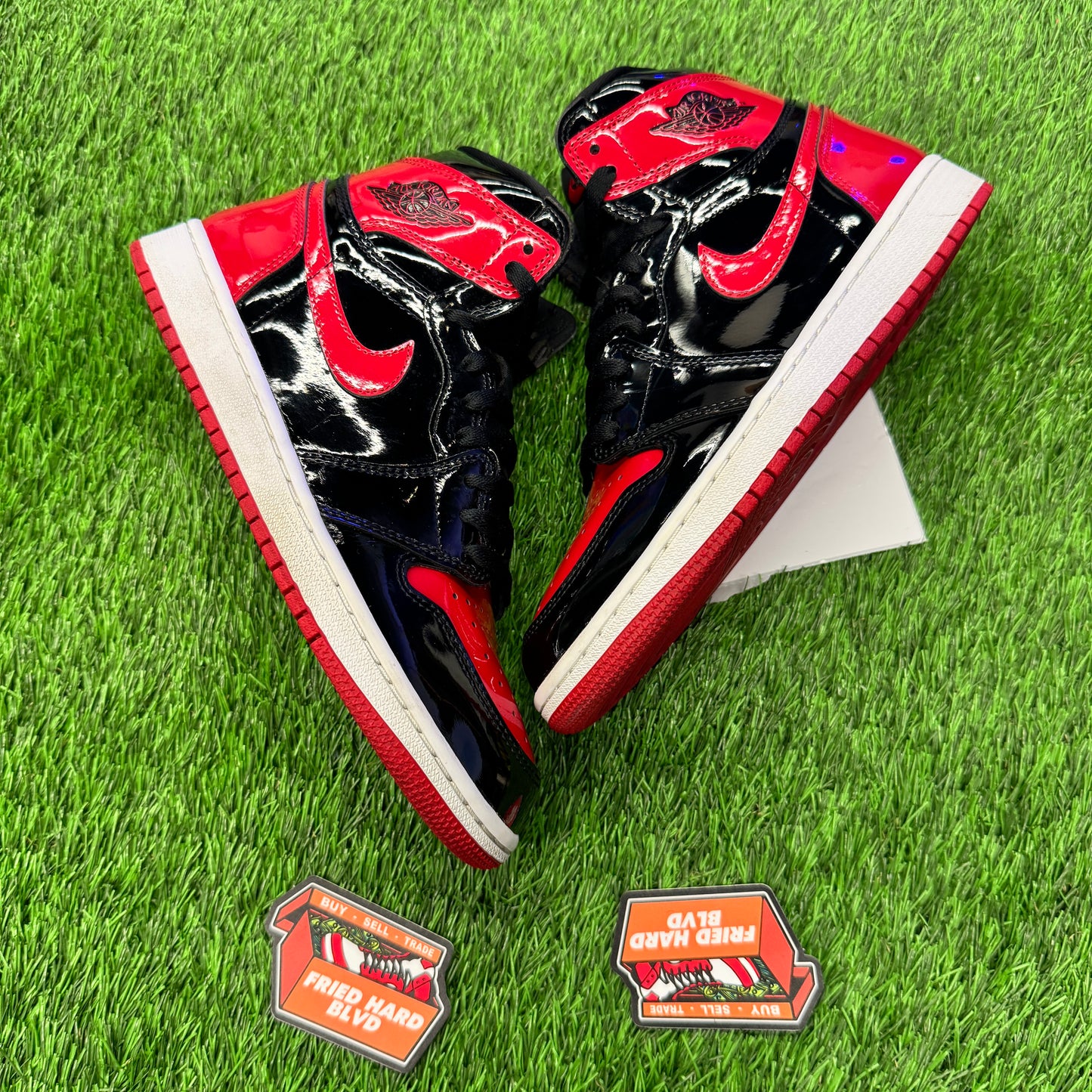Jordan 1 Retro High OG Patent Bred SIZE 8.5M/10W