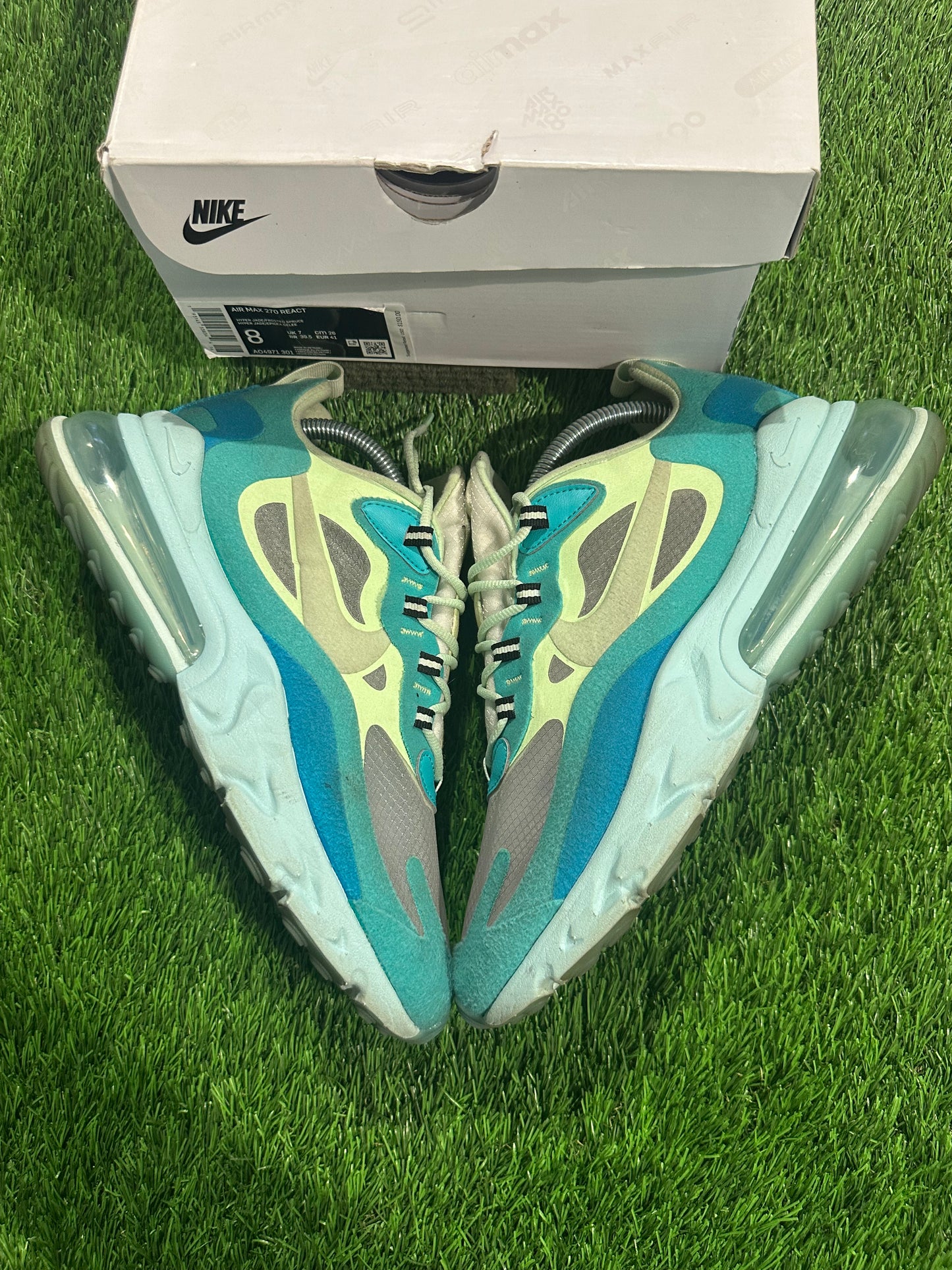 Air Max 270 React Hyper Jade SIZE 8M/9.5W