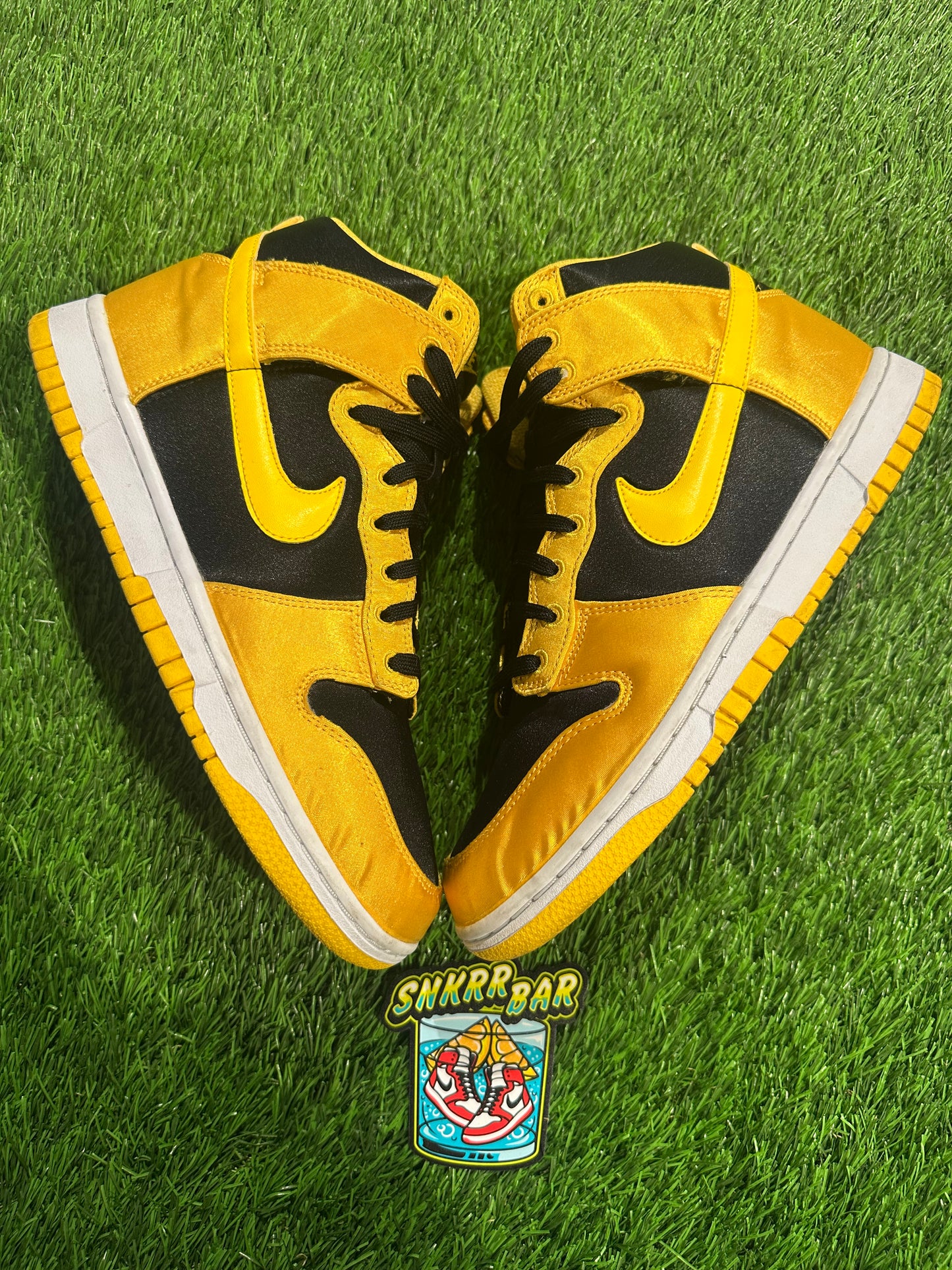 Nike Dunk High Satin Goldenrod (Women's)