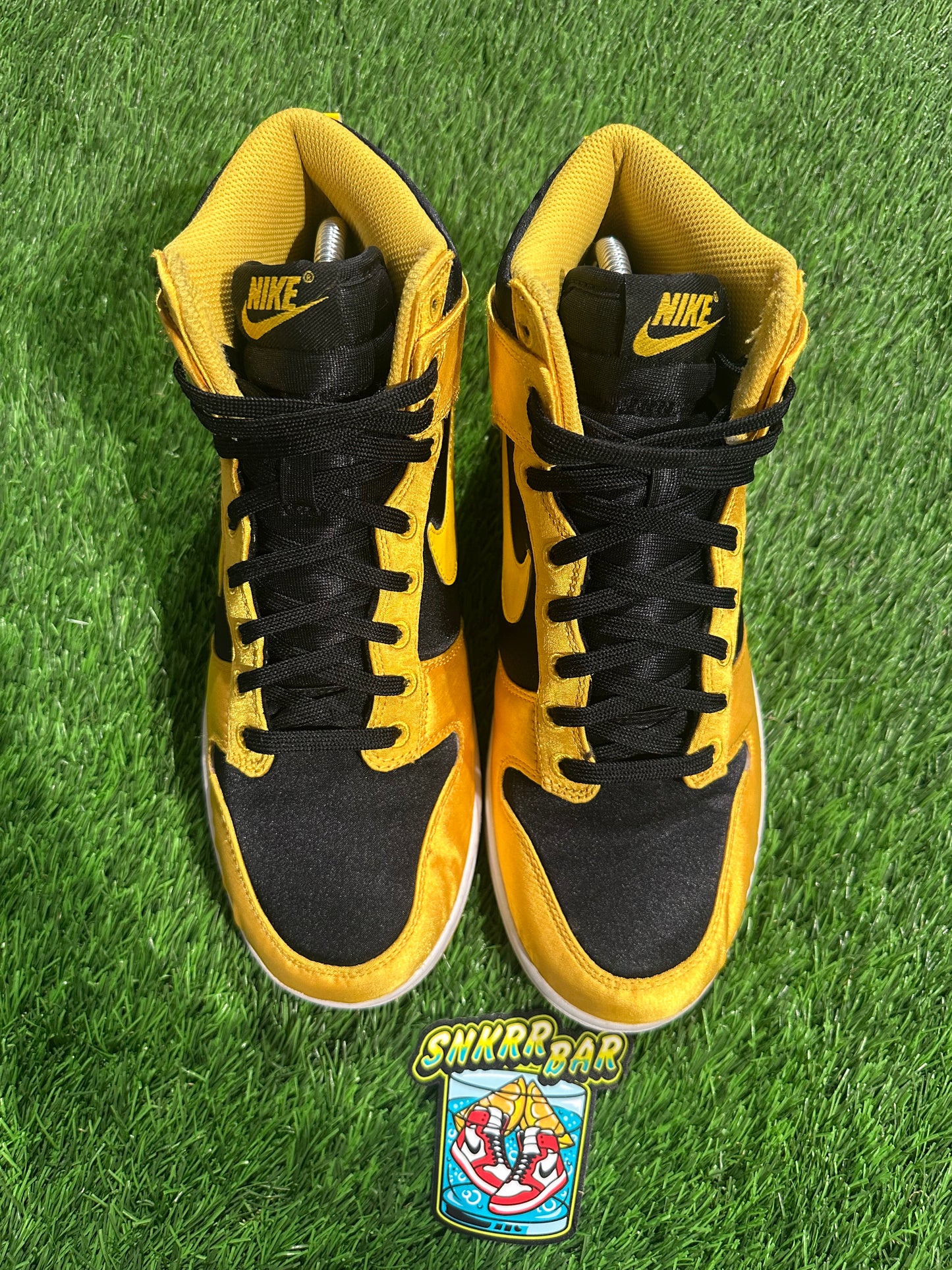 Nike Dunk High Satin Goldenrod (Women's)