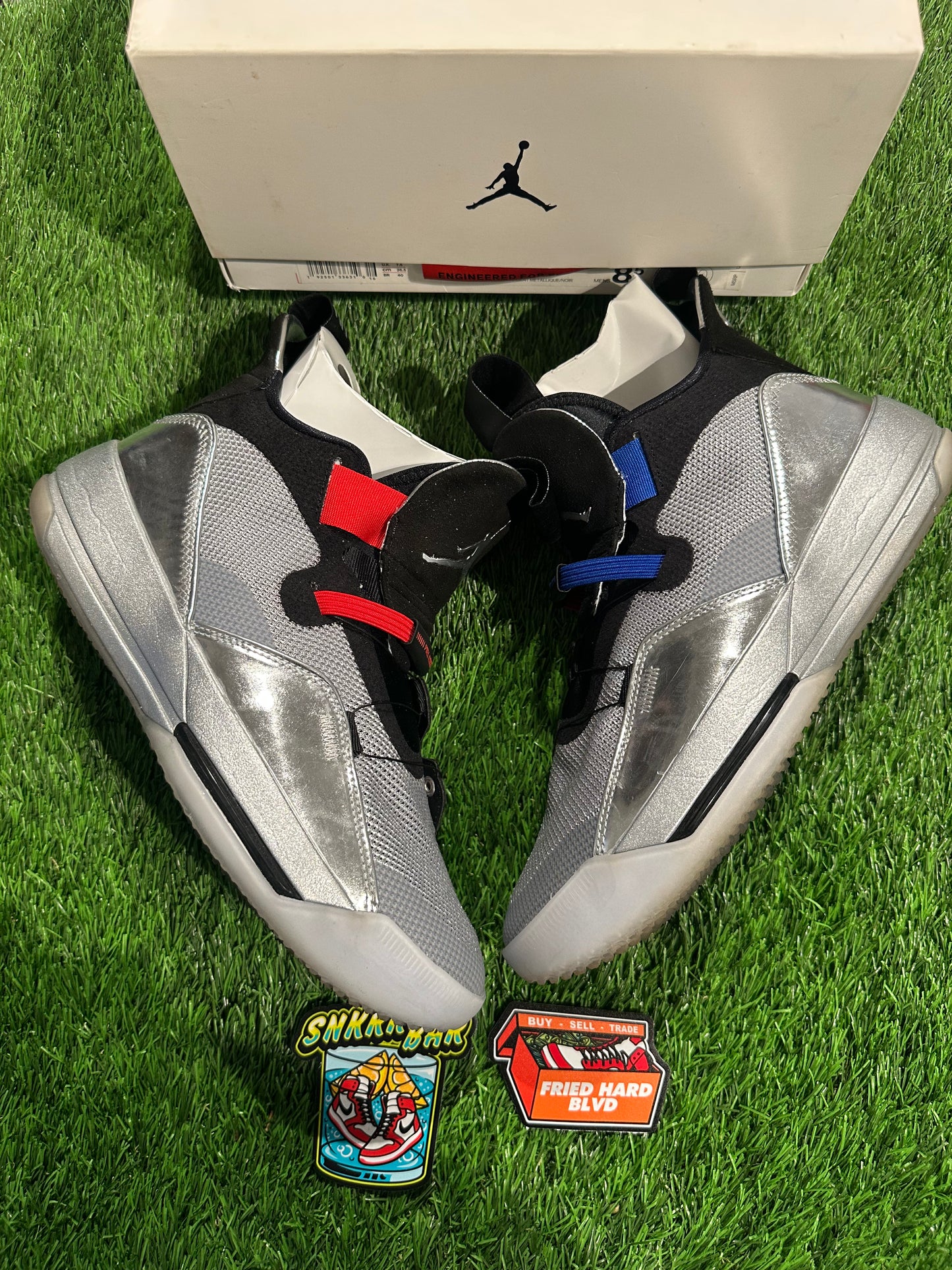 Jordan XXXIII Metallic Silver Black All-Star