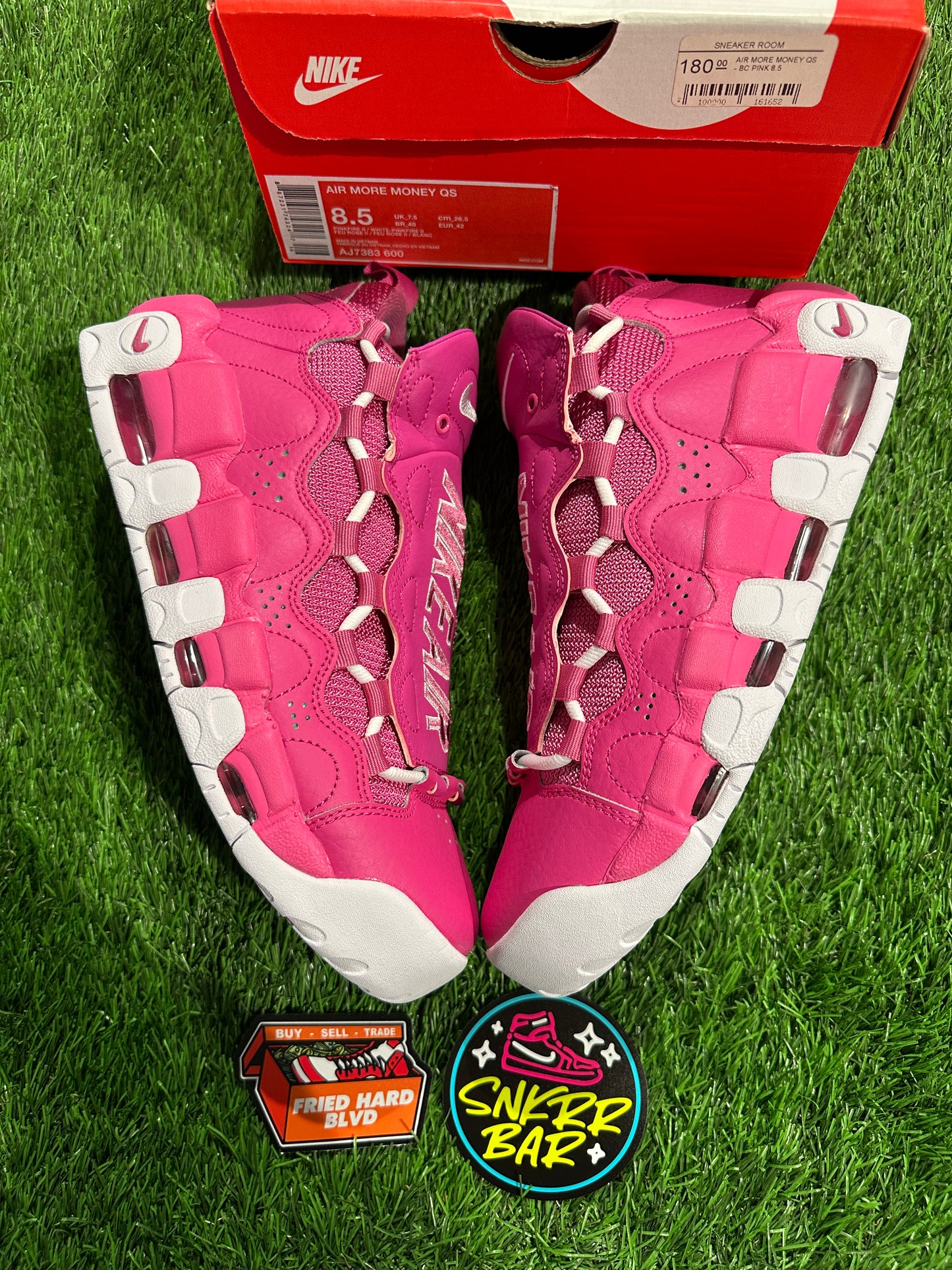 Air More Money Sneaker Room BCA Pink SIZE 8.5M/10W