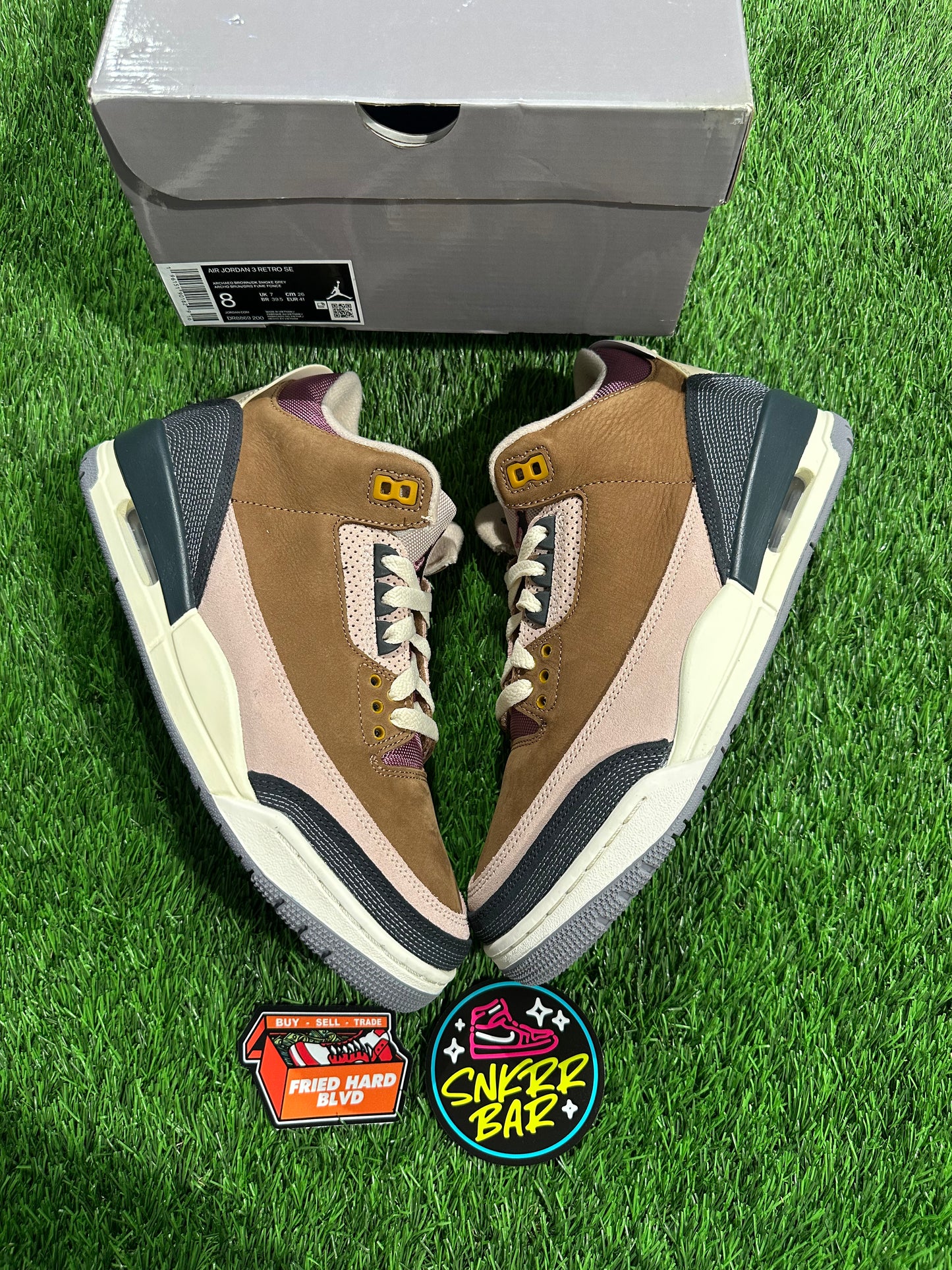 Jordan 3 Retro Winterized Archaeo Brown SIZE 8M/9.5W