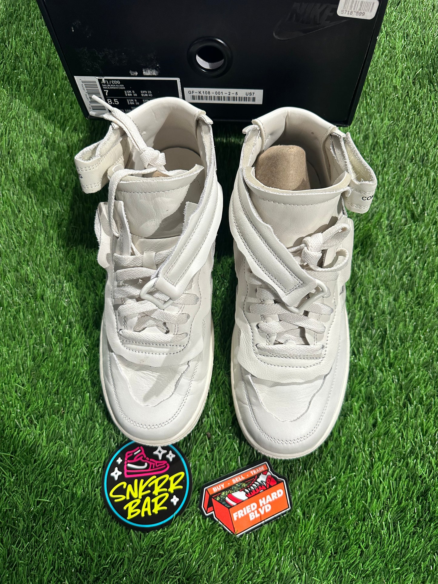 Nike Air Force 1 Mid Comme des Garcons White