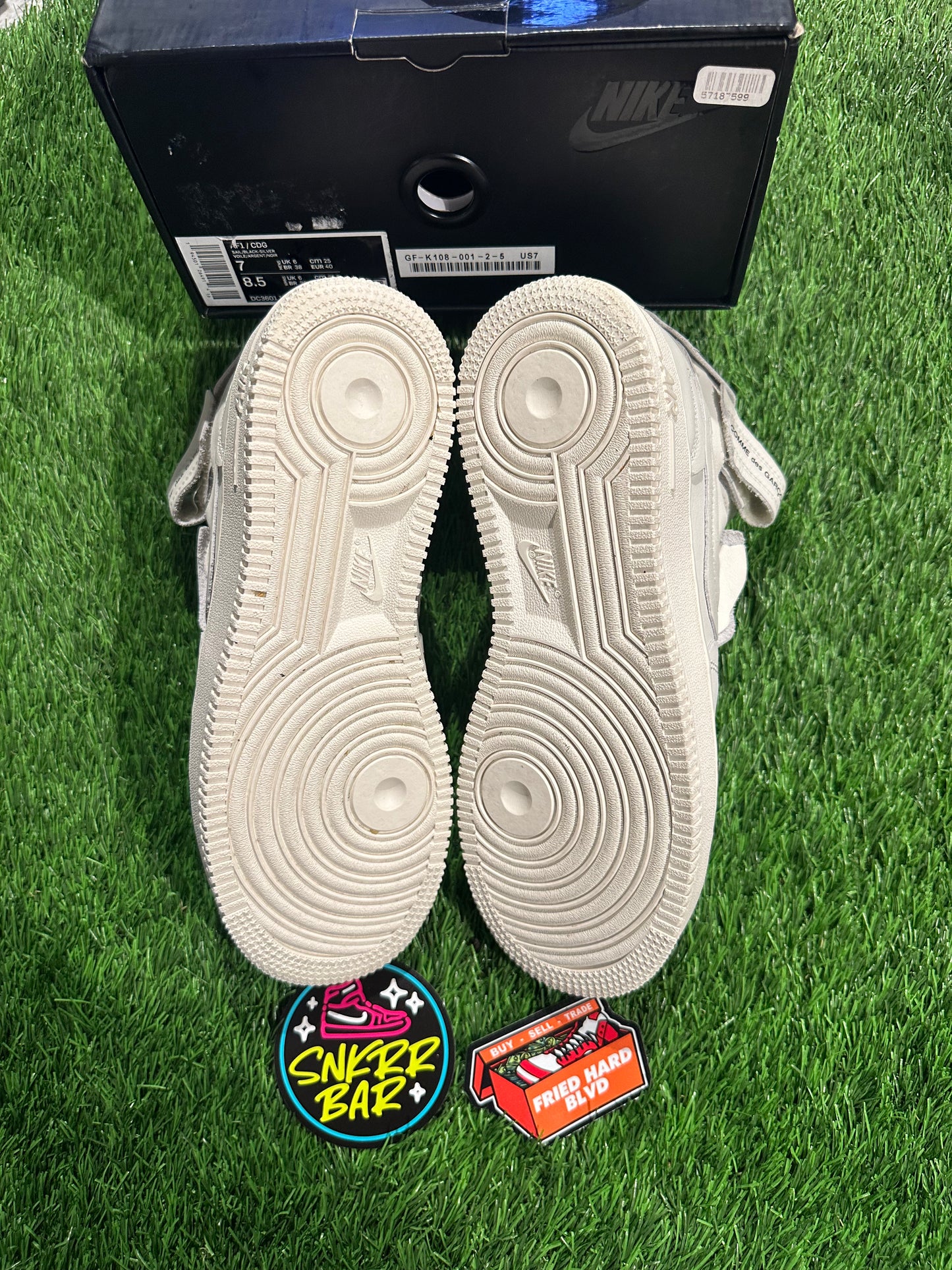Nike Air Force 1 Mid Comme des Garcons White
