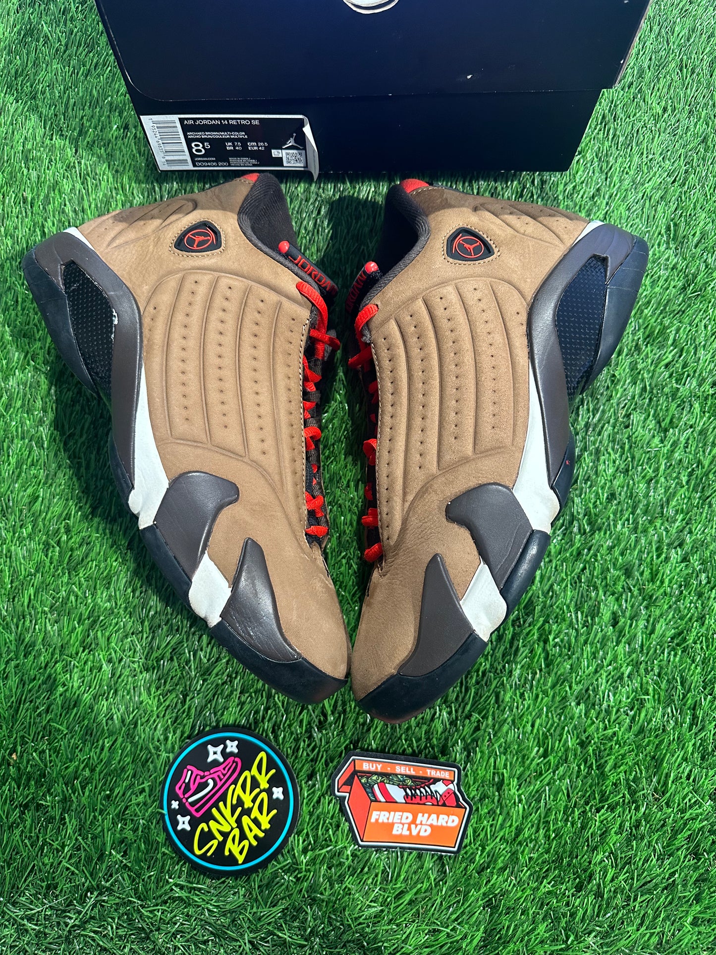 Jordan 14 Retro Winterized Archaeo Brown SIZE 8.5M/10W