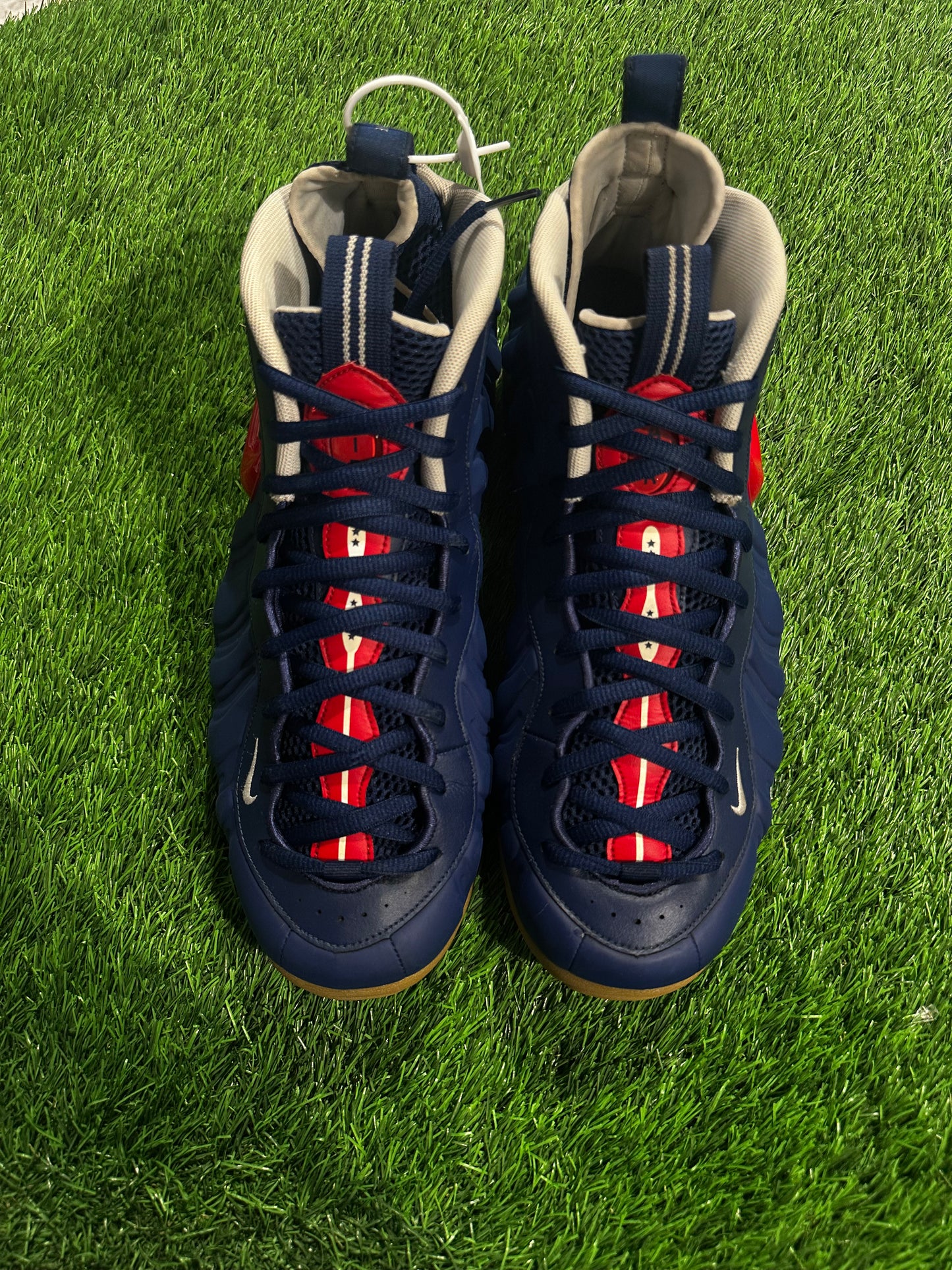 Nike Air Foamposite Pro Blue Void University Red
