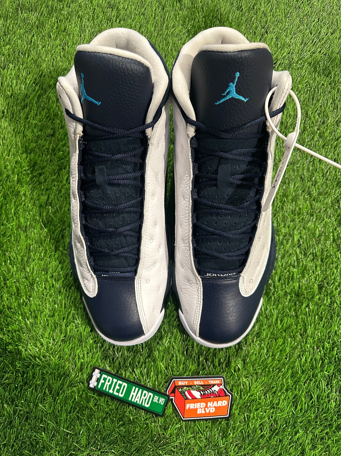 Jordan 13 Retro Obsidian Powder Blue White