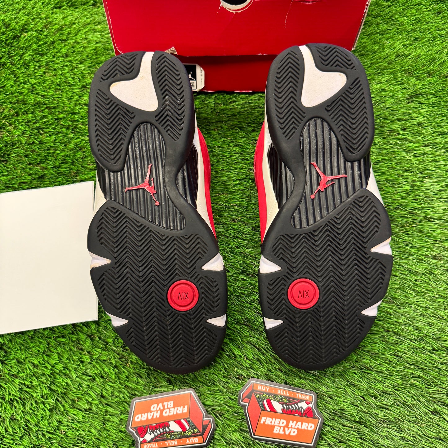 Jordan 14 Retro Gym Red Toro SIZE 9M/10.5W