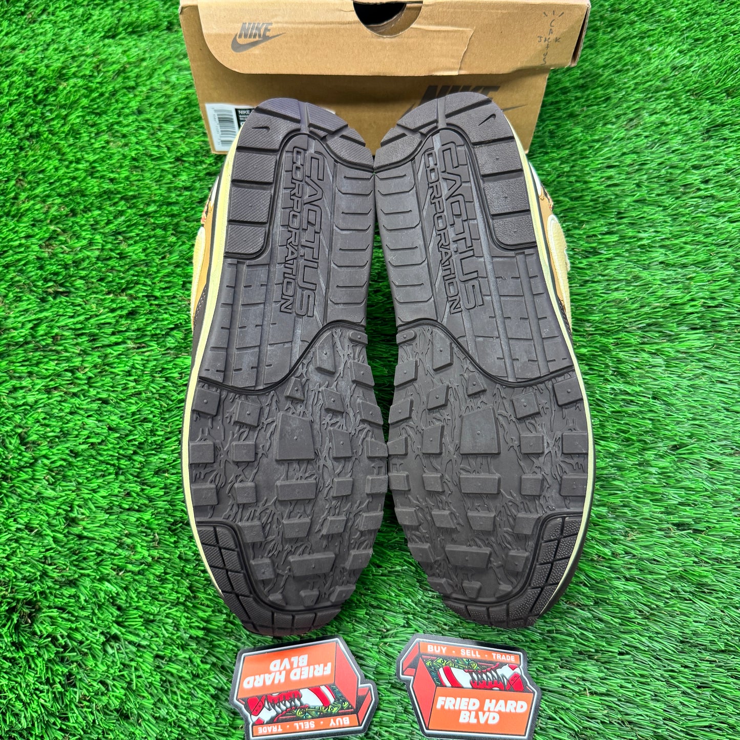 Air Max 1 Travis Scott Cactus Jack Baroque Brown SIZE 9M/10.5W